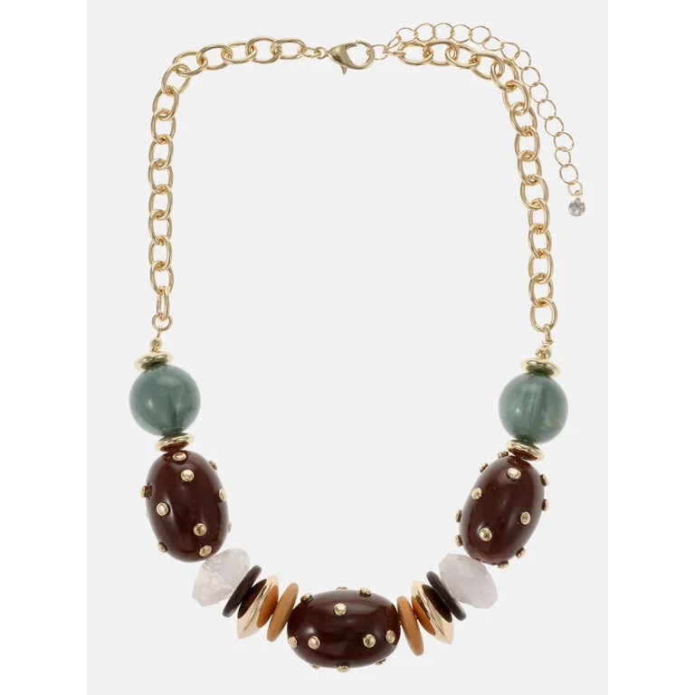 Scenario Beaded Statement Necklace | Walmart (US)