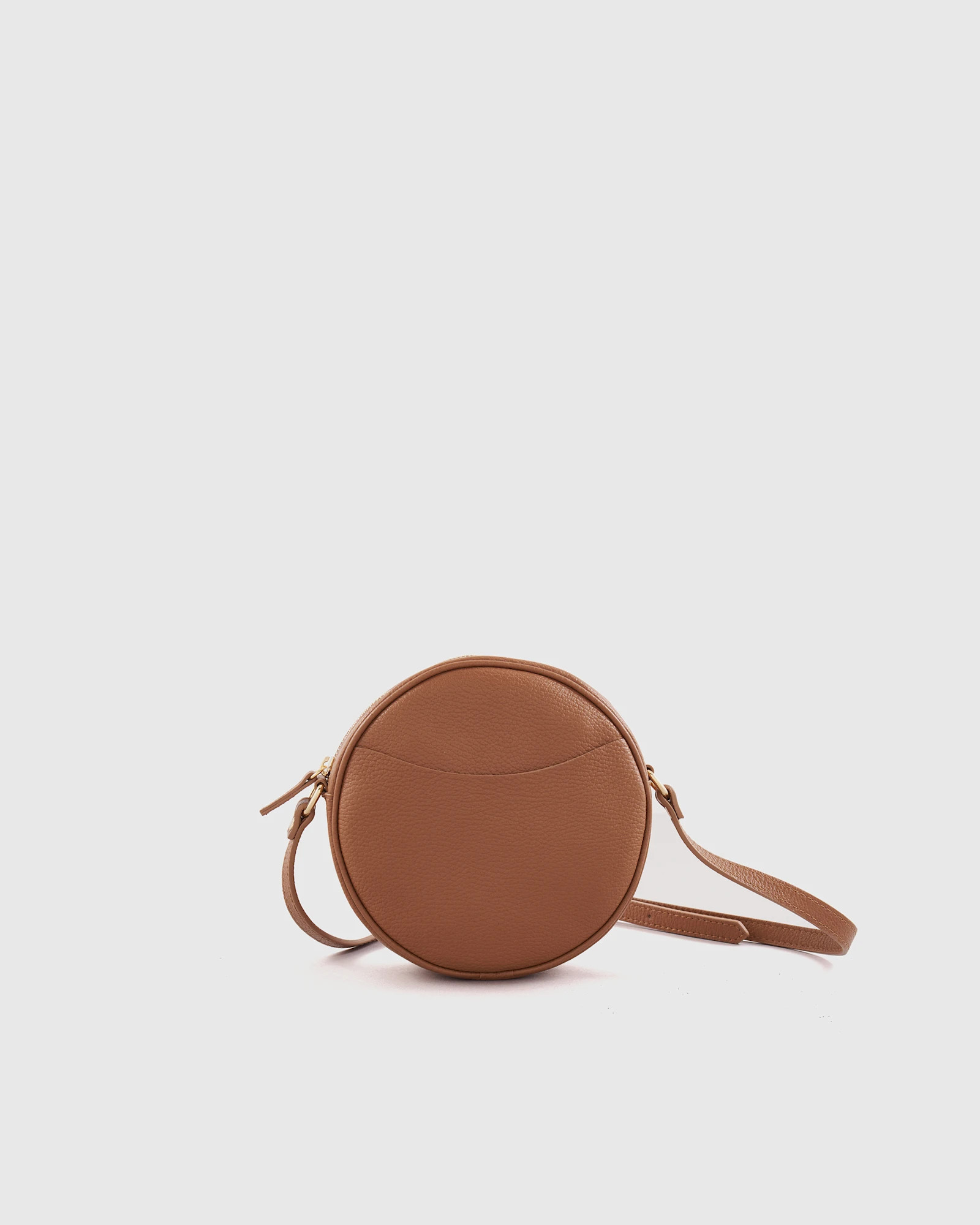 Italian Leather Circle Crossbody Bag | Quince