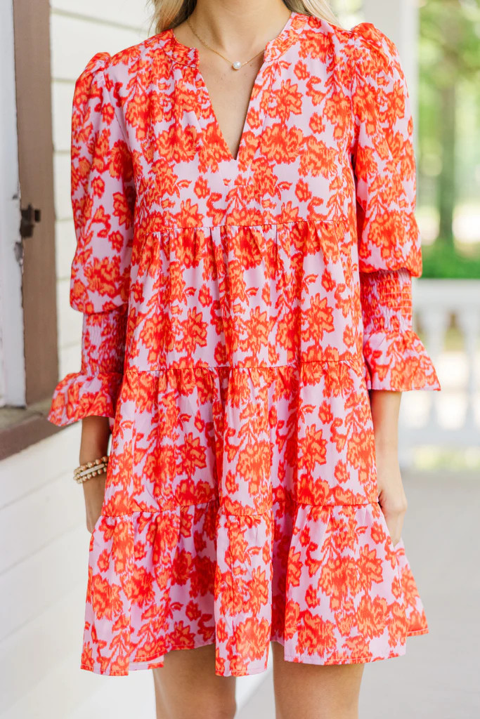 In Your Happy Place Lavender Abstract Dress | The Mint Julep Boutique