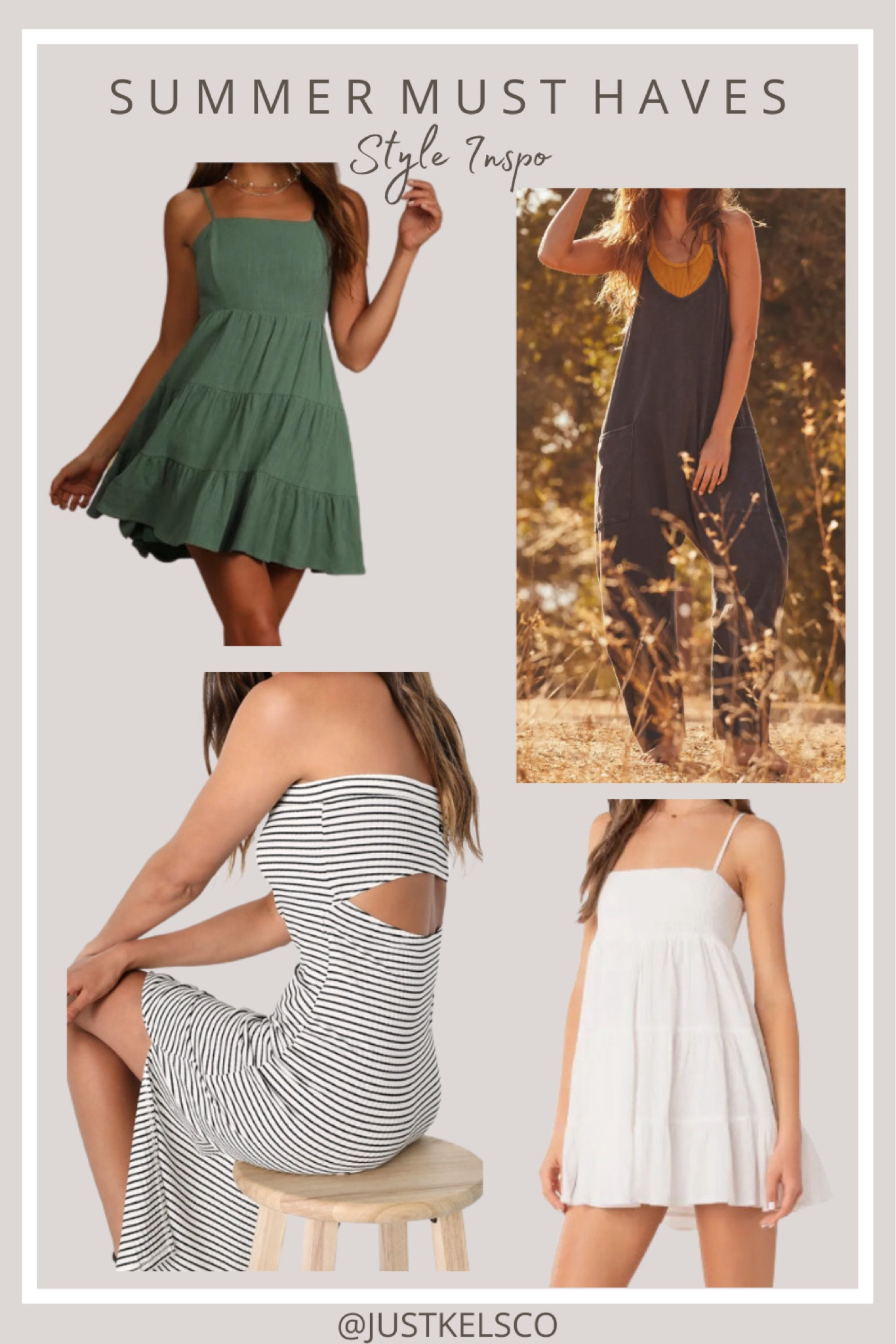 summer must haves + summer outfit ideas / style inspo 

#LTKFind #LTKstyletip #LTKSeasonal