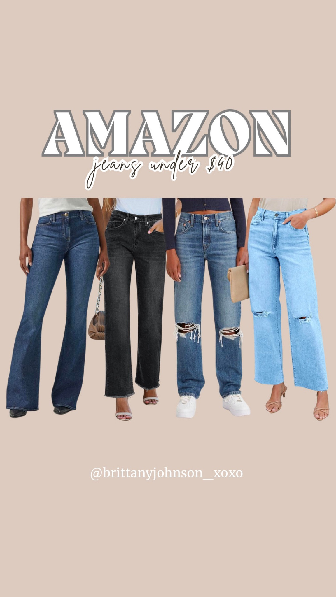 Amazon jeans under $40 💙

Women’s jeans, women’s bottoms, women’s pants, Levi’s jeans, under $50, affordable fashion, affordable pants, winter fashion, winter bottoms, ripped jeans, flare jeans, blue jeans, black jeans, women’s Levi’s, Amazon fashion, amazon bottoms, amazon jeans 

#LTKSeasonal #LTKstyletip #LTKfindsunder50