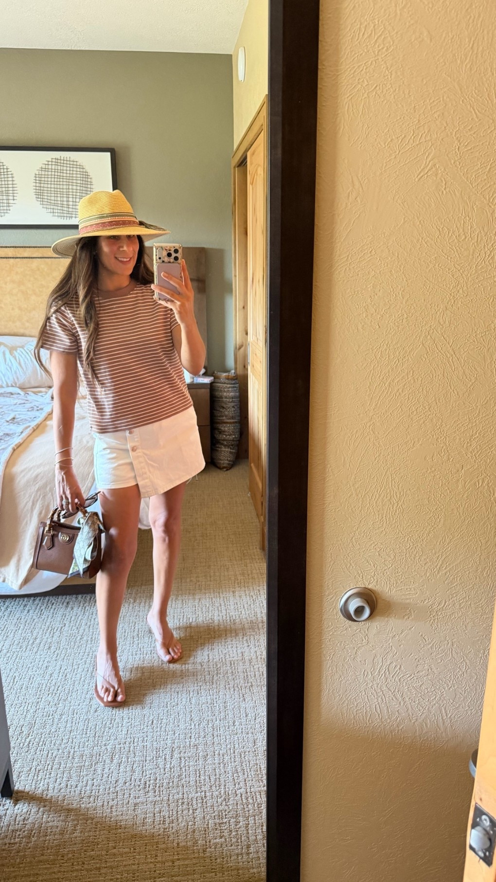 Casual Summer outfit I’m wearing in Park City today. Love this skort and paired with my kitten thong sandals are so fun! It’s a hat day bc I’m off to get a blowout. But I do love a good hat too! 

Park City Fashion 
Summer OOTD

#LTKootd #LTKSeasonal #LTKOver40