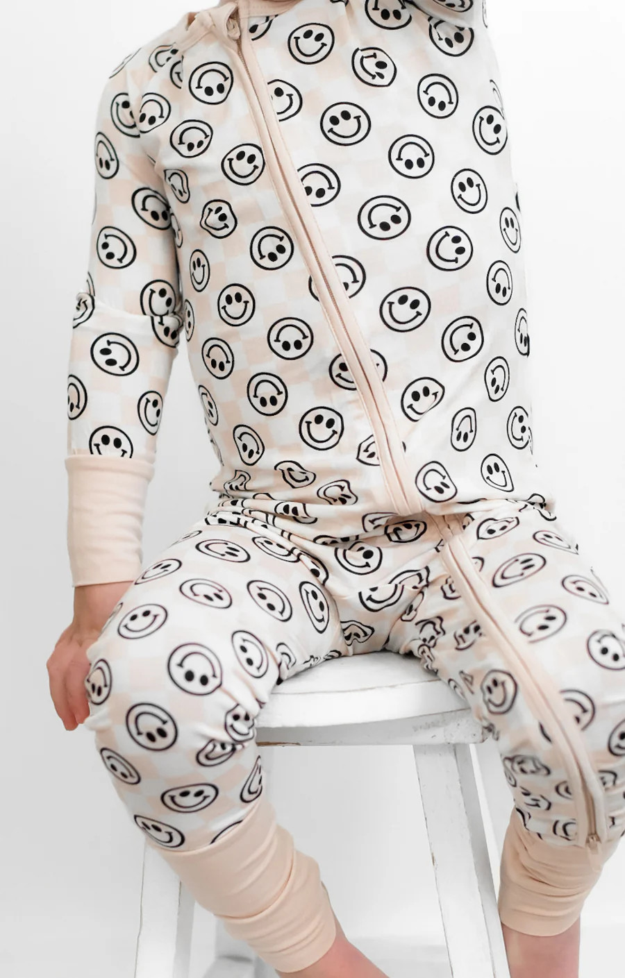SANDY SMILES CHECKERS DREAM ROMPER | Dream Big Little Co.