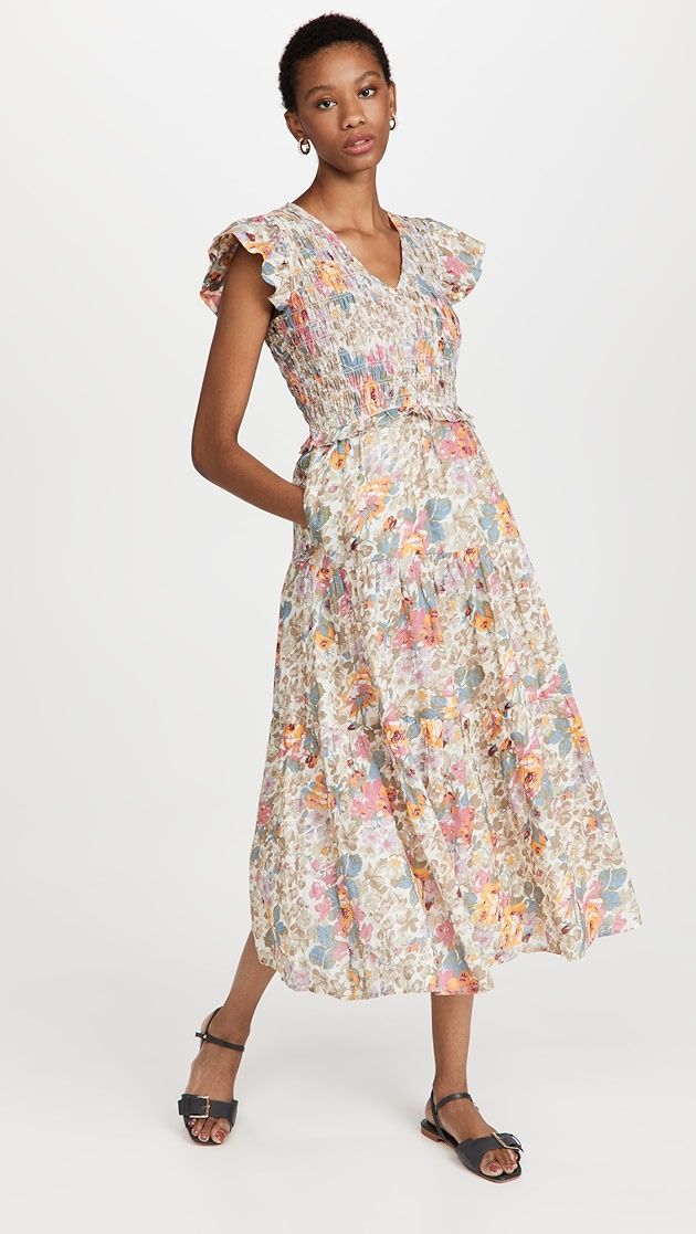 Ines Floral Smocked Dress | Shopbop