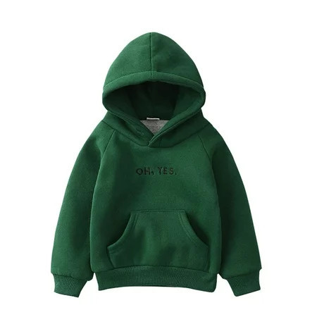 Baby Girl Sweatshirt Toddler Baby Kids Boy Girl Hooded Letter Hoodie Sweatshirt Tops Clothes Baby Girl Sweatshirt Green 90 | Walmart (US)