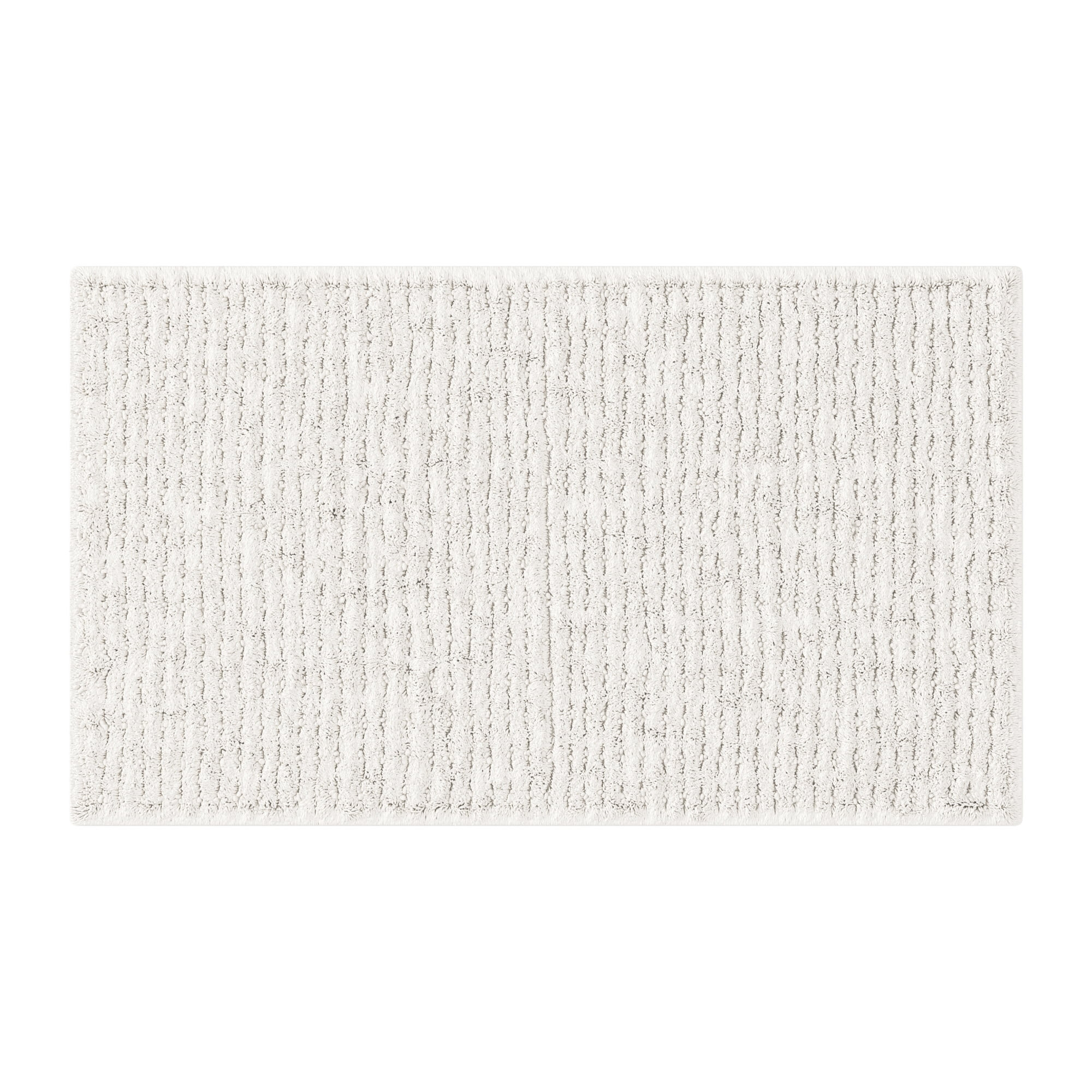 Beautiful Cotton Bath Rug by Drew Barrymore, Off White, 20x34" - Walmart.com | Walmart (US)