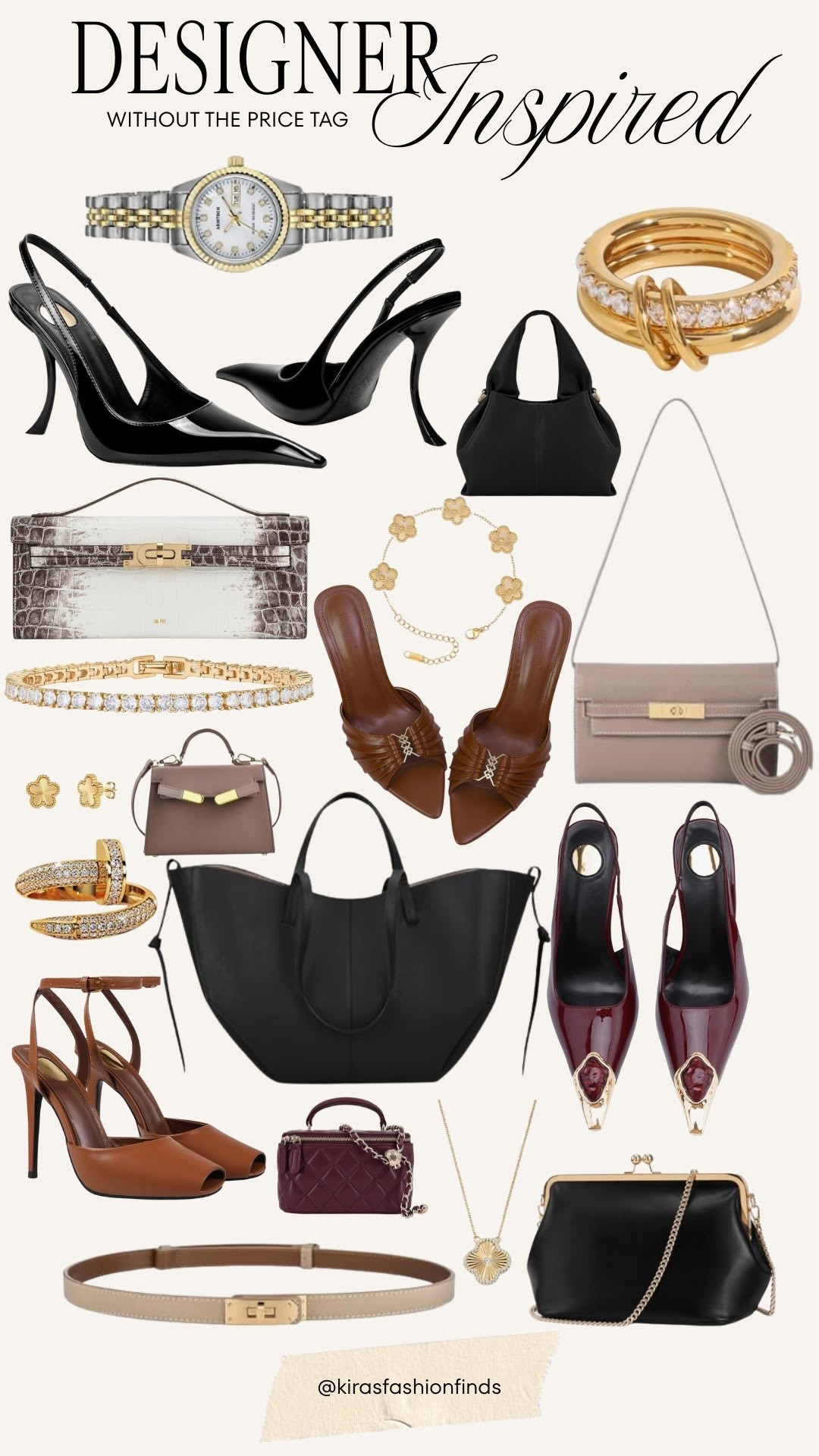 Spring Refresh Essentials — the pieces that instantly elevate your everyday wardrobe while keeping it effortless and polished. These must-haves blend soft neutrals, tailored layers, and statement accessories to create outfits you can style multiple ways all season long. The cost per wear drops when you mix and match these staples from brunch to travel days to work meetings.

Perfect for spring brunch, vacation outfits beach dinners, casual office days, and weekend shopping.

Think flowy wide leg pants, statement sunglasses, a structured trench coat, olive utility jacket, gold statement jewelry, and a chic black clutch with gold hardware. These are timeless spring wardrobe essentials, neutral outfit ideas, capsule wardrobe staples, elevated everyday looks, and versatile layering pieces you’ll reach for on repeat.

Save this post and build your spring capsule the smart way — investing in pieces you can style multiple ways is always the best long-term shopping strategy.

Follow me on Instagram and YouTube @kirasfashionfinds