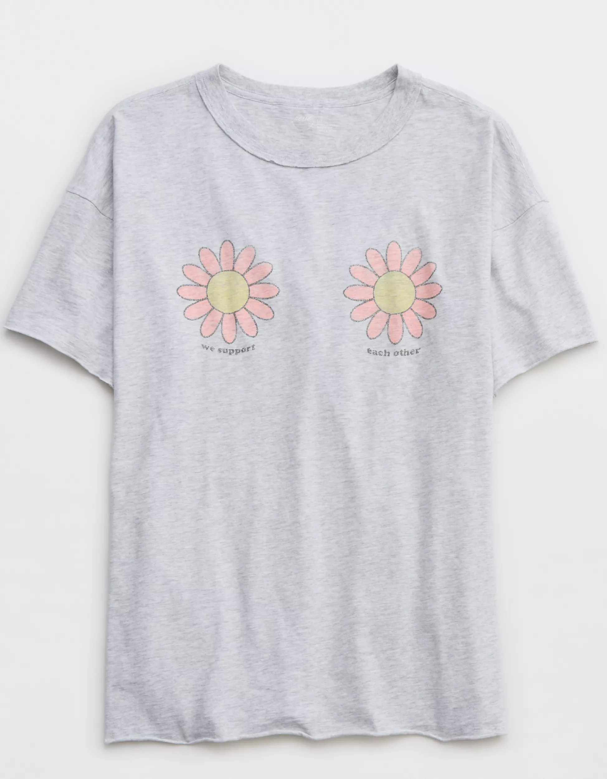 Aerie Graphic Oversized Boyfriend T-Shirt | Aerie
