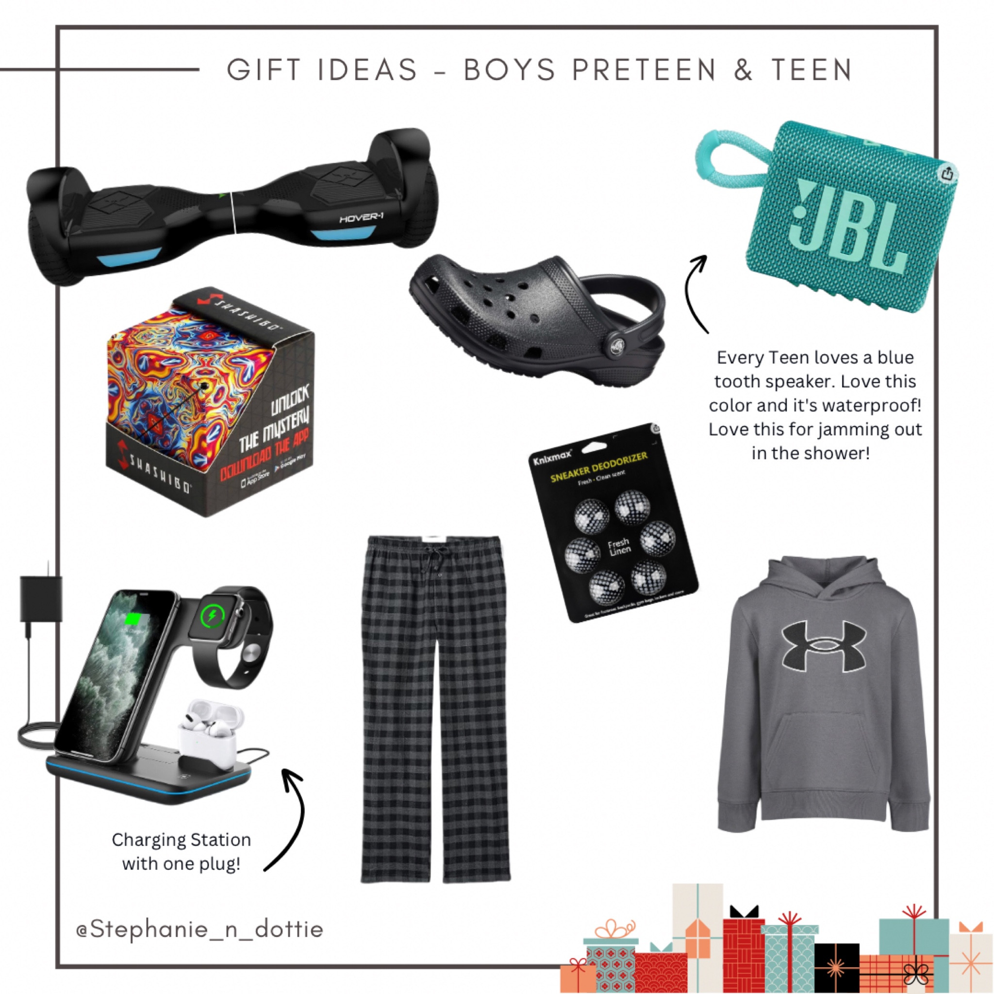 2023 gift guide
2023 gift ideas
Gift guide teen boys
Gift idea teen boys
Gift guide preteen boy
Gift idea preteen boy
Gift idea son
Gift idea boy
Puzzle 
Fidget toy
Shower speaker
Waterproof speaker
Travel speaker
Under Armour
Crocs
Hoverboard
Boys gift idea
Boys clothes 

#LTKHoliday #LTKfamily #LTKGiftGuide