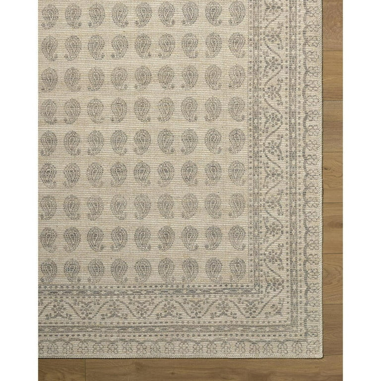 Livabliss x Nabela Noor Home Alo Printed Vintage Area Rug,5'3" x 7',Medium Grey | Walmart (US)
