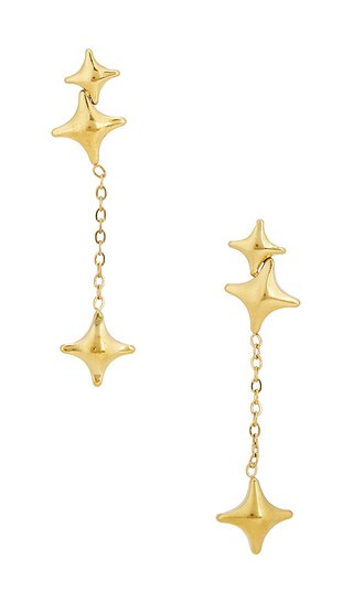 Vesper Drop Earrings in Gold | Revolve Clothing (Global)
