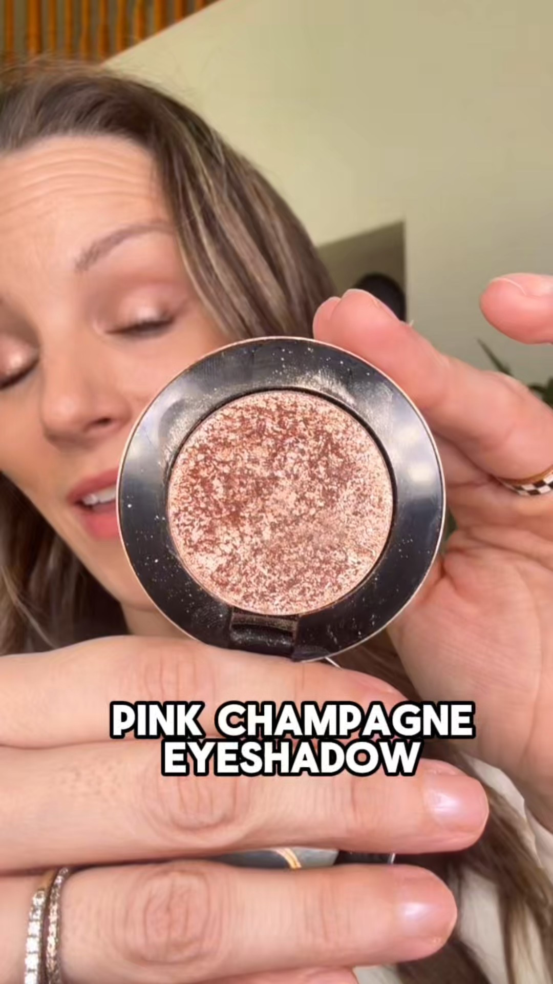MAKE Beauty’s multichromatic eyeshadow in Glaze is the perfect pink-champagne shimmer. The formula is ultra-creamy with zero fallout and shifts beautifully in the light. Treated micas and reflective pearls give it that foiled, metallic finish that looks like liquid sparkle on the lid. Buildable, dimensional, and so easy to blend.

#makebeauty #makebeautyeyeshadow #metalliceyeyeshadow #multichromatic #beautyover40 

#LTKBeauty #LTKOver40