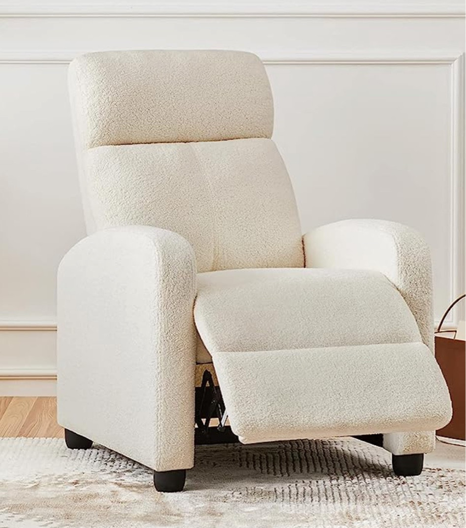 Nursery Sherpa recliner 

#LTKkids #LTKbaby #LTKfamily