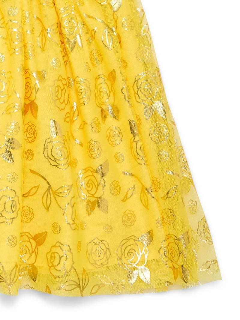 Disney Princess Beauty and the Beast Girls Belle Cosplay Dress, Sizes 4-12 | Walmart (US)