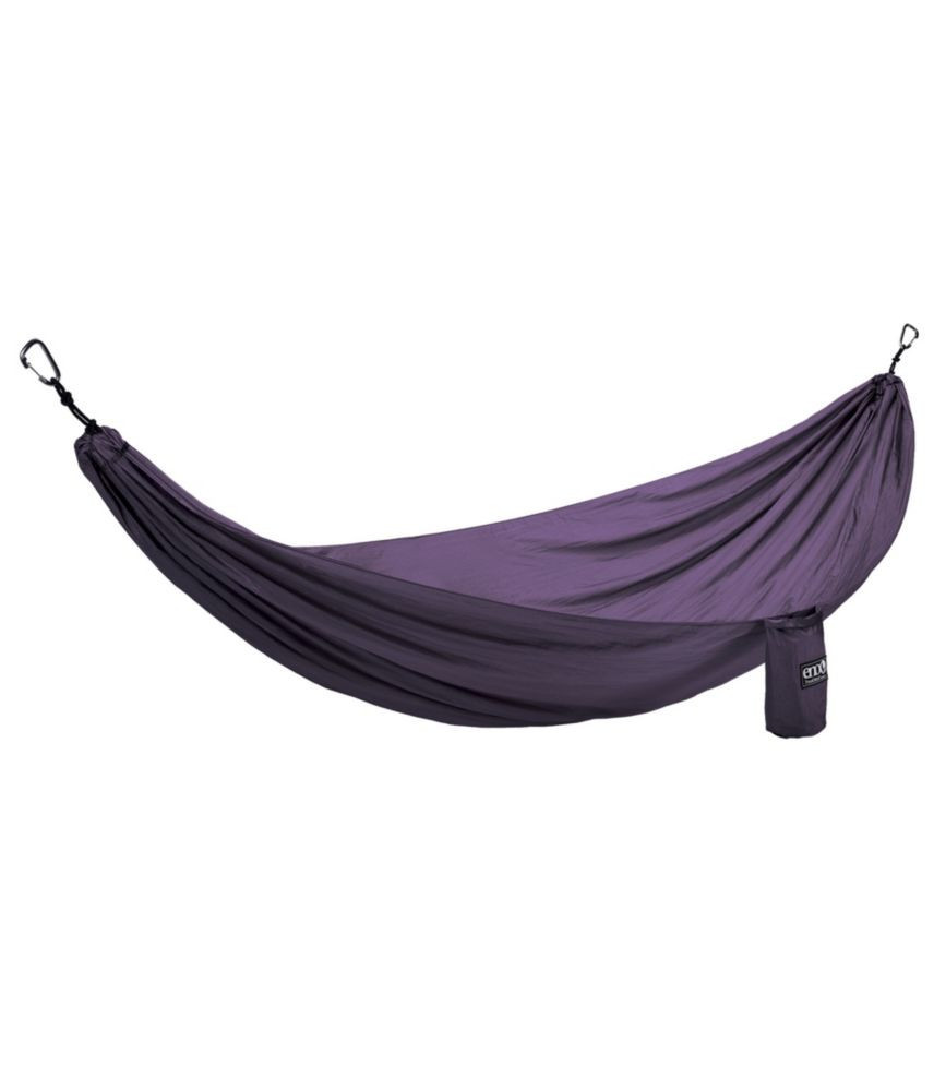 ENO Travel Nest Hammock/Strap Combo Plum ENO Travel Nest Hammock/Strap Co, Nylon/Stainless Steel | L.L. Bean
