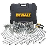 Amazon.com: DEWALT Socket Set, 1/4-inch & 3/8-inch Drive, Standard and Metric, 156-Piece (DWMT721... | Amazon (US)