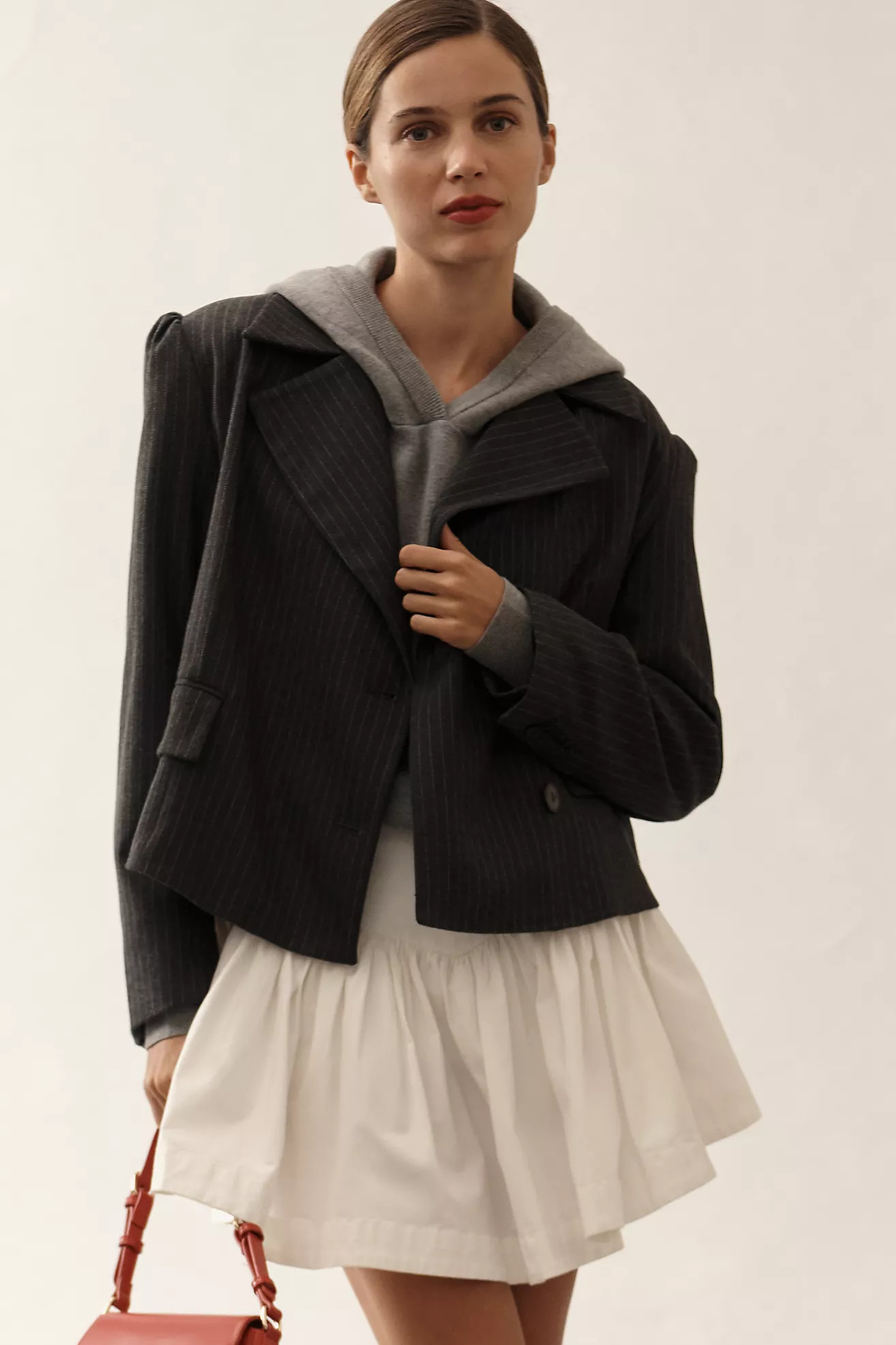 Maeve 80s Boxy Blazer Jacket | Anthropologie (US)