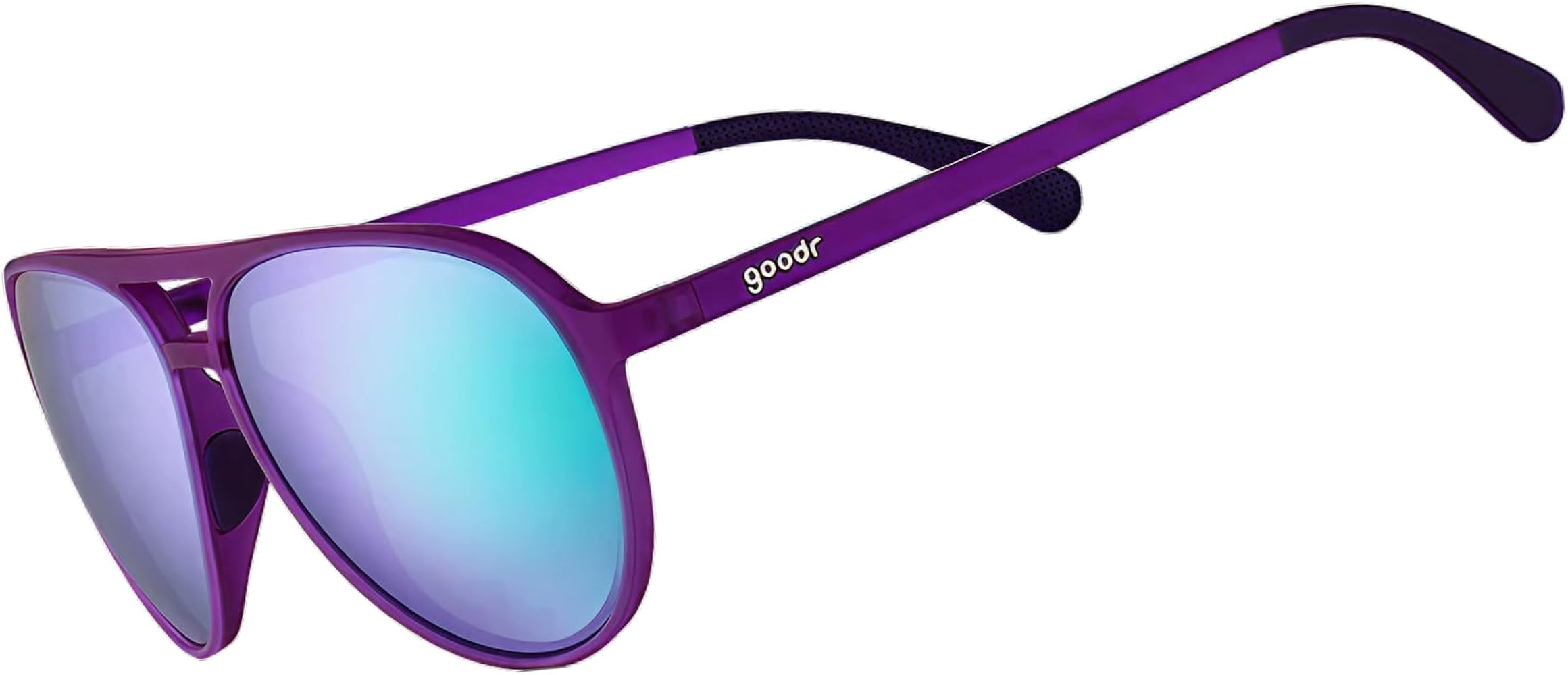 goodr It's Octopuses, Not Octopi Polarized Aviator Sunglasses, Large Sized (Mach G), Puple Frame ... | Amazon (US)