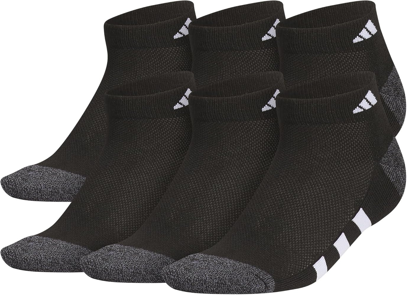 adidas Athletic Cushioned Low Cut Socks (6-Pair) for Kids, Boys and Girls Below The Ankle Fit, Du... | Amazon (US)