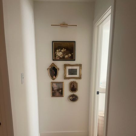 Hallway wall decor ✨🖼️

Vintage modern decor // organic modern // wall frames // framed art 

#LTKhome