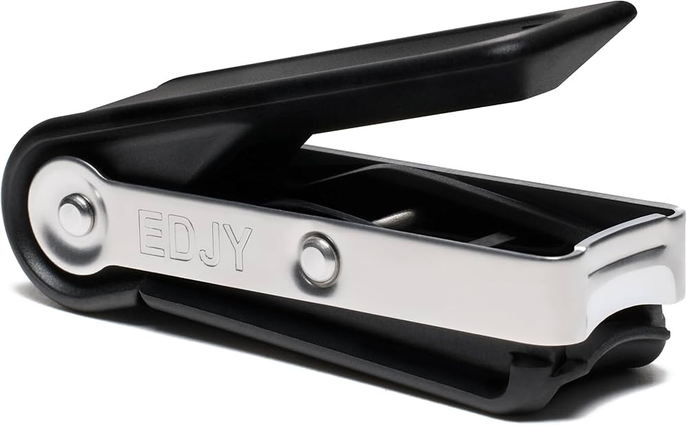 EDJY Fingernail Cutter - Precision Stainless Steel Nail Cutter for Fingernails | Sharp Blade, Erg... | Amazon (US)