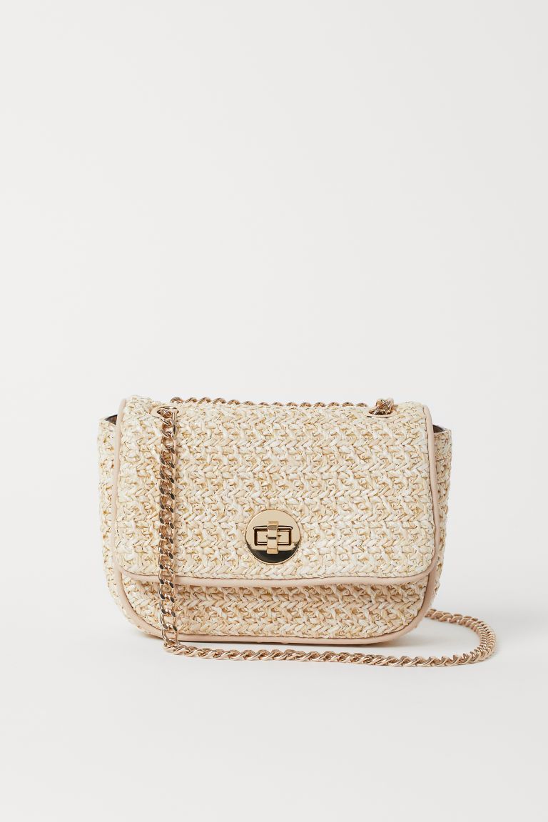 H & M - Glittery Shoulder Bag - White | H&M (US + CA)