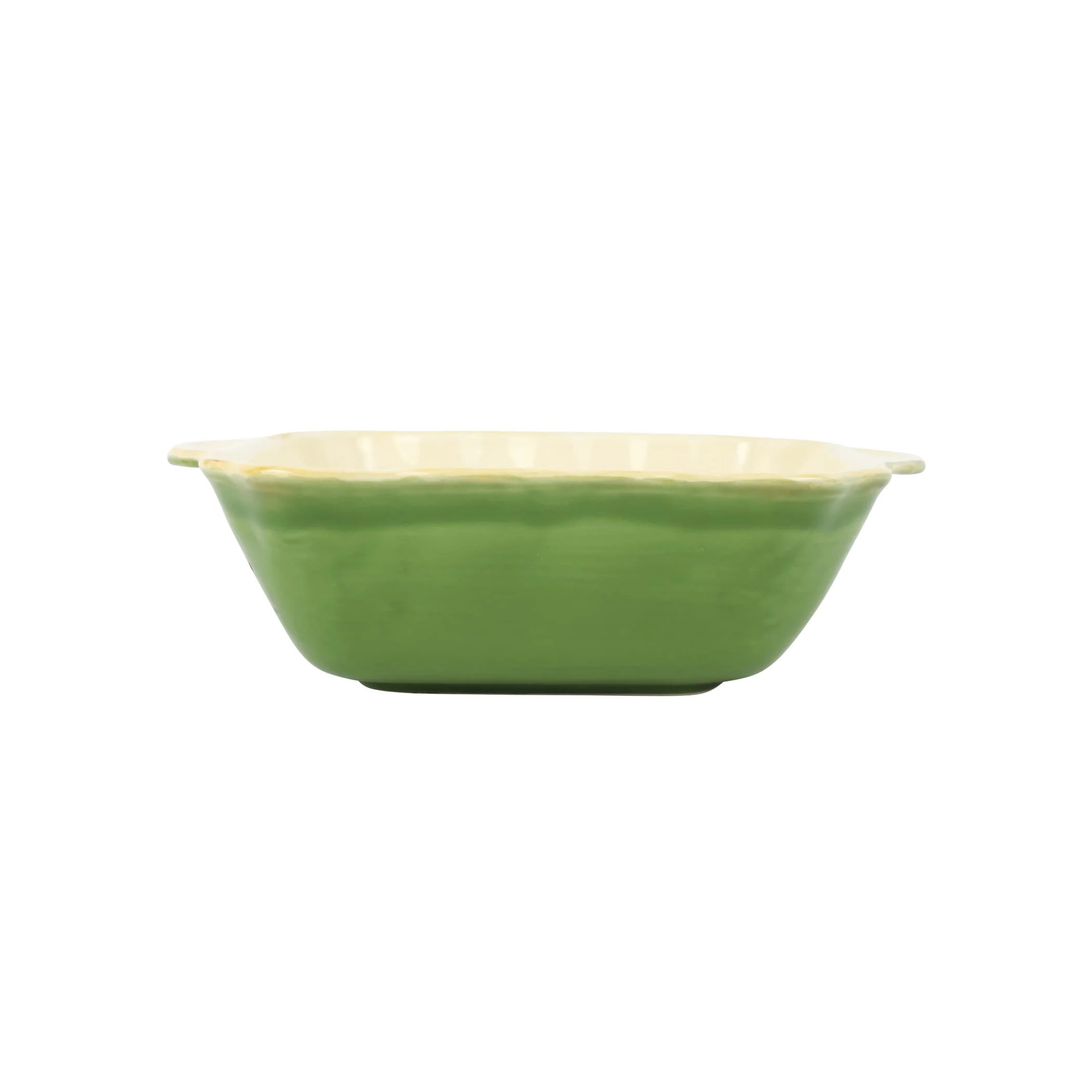 Italian Bakers Green Medium Square Bakers | VIETRI