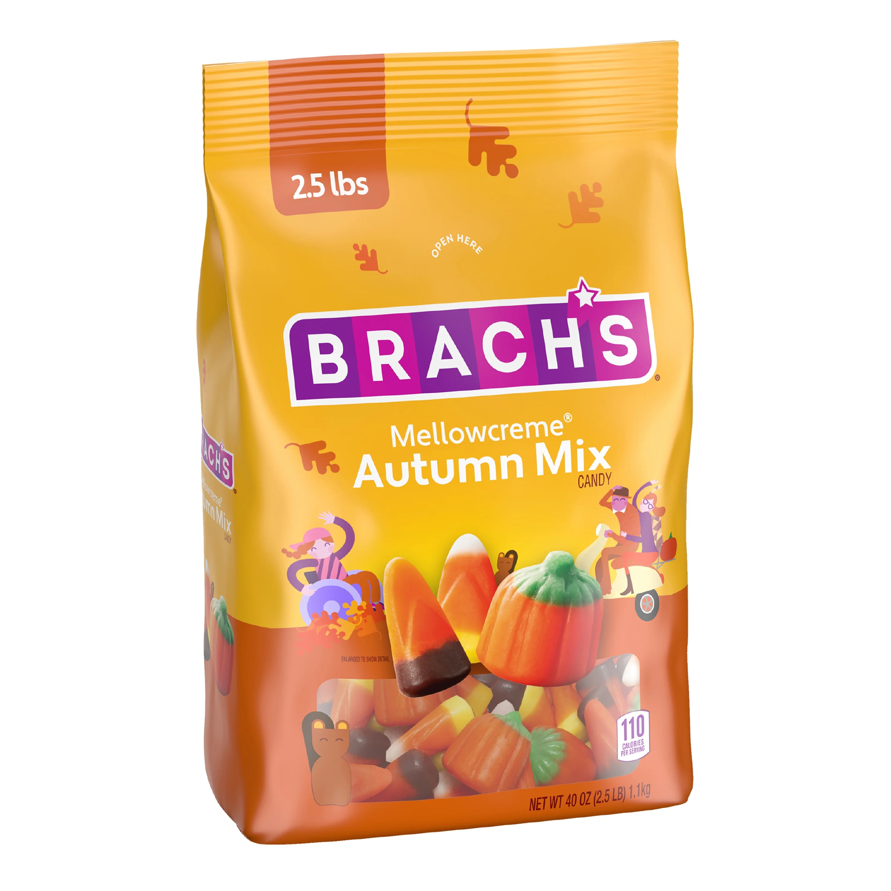 Brach's Candy Corn Autumn Mix Halloween Candy, 40oz | Walmart (US)