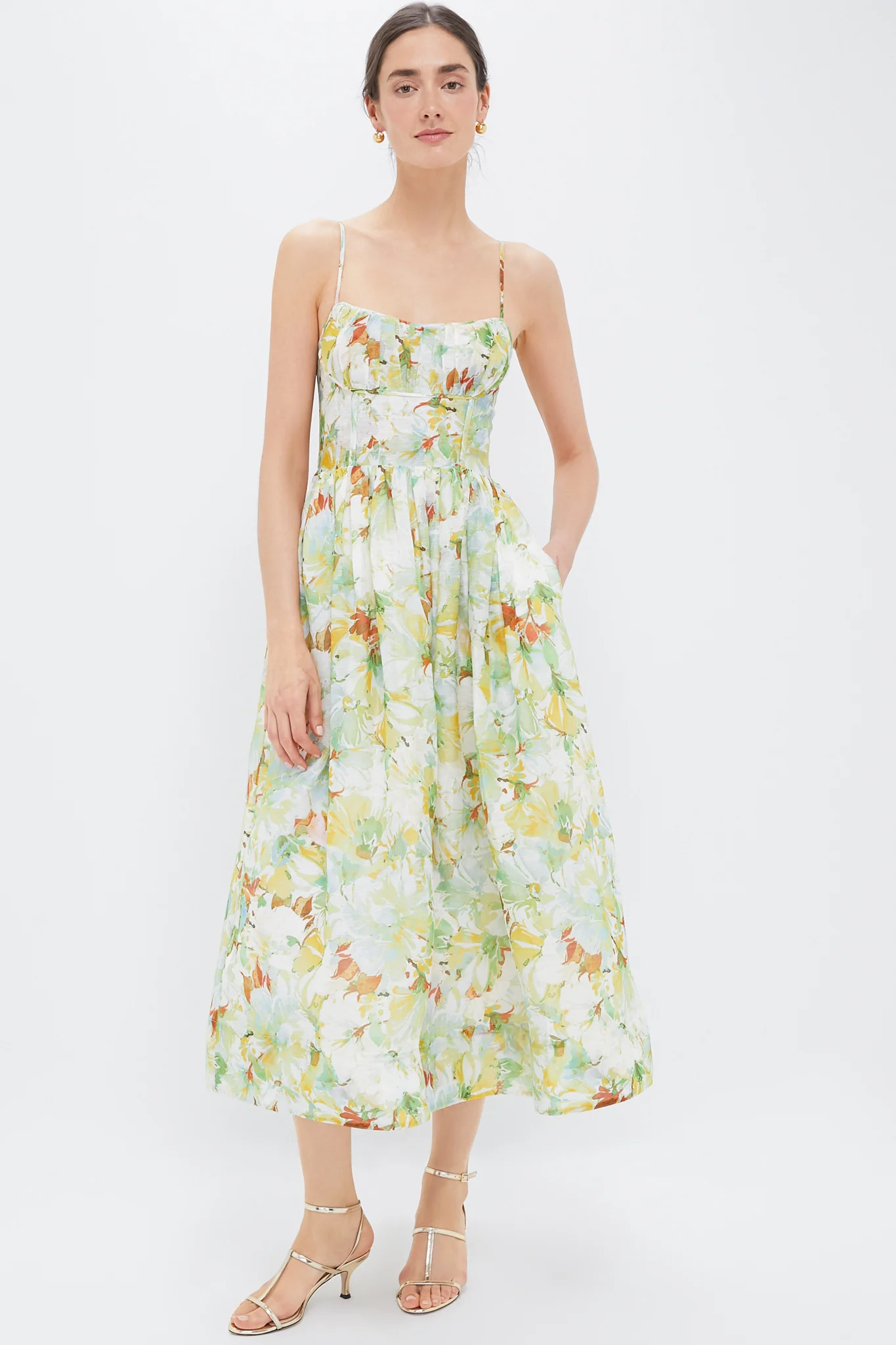 Terra Light Blue Alba Midi Dress | Tuckernuck (US)