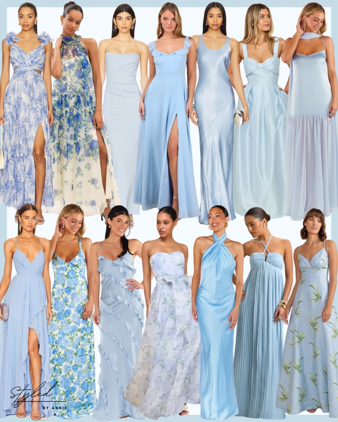 The Bridesmaid Edit🩵

Calling all brides!! Use these gorgeous gowns as inspo for your besties on the big day!!💒

#weddingseason #bride #bridesmaid #bridesmaiddress #summerwedding #springwedding #fallwedding #wedding #missmatchbridesmaid #floralgown #prom #promdress #formal #formaldress #formalguest #blacktie #blacktieattire #maxidress

#LTKStyleTip #LTKParties #LTKWedding