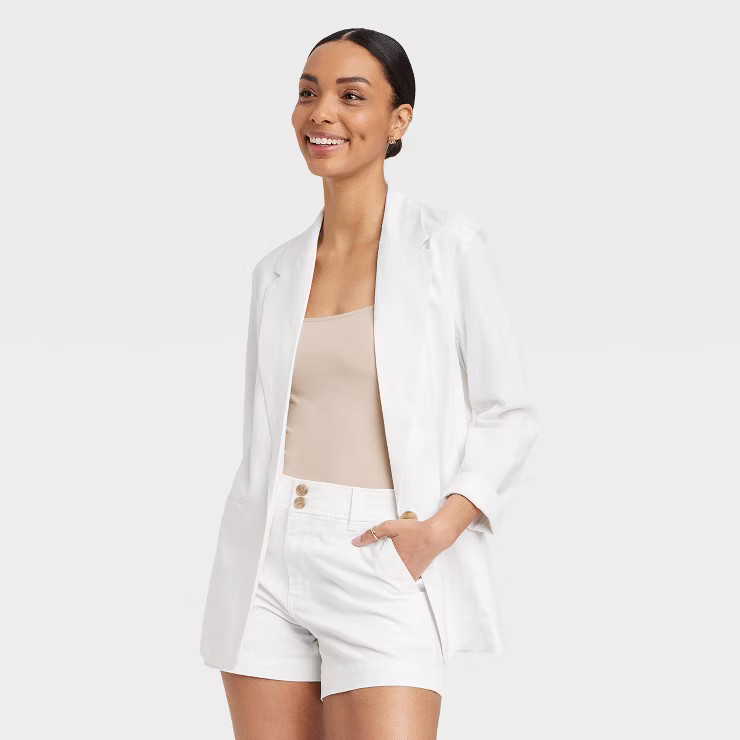 Women's Relaxed Fit Spring Blazer - A New Day™ | Target