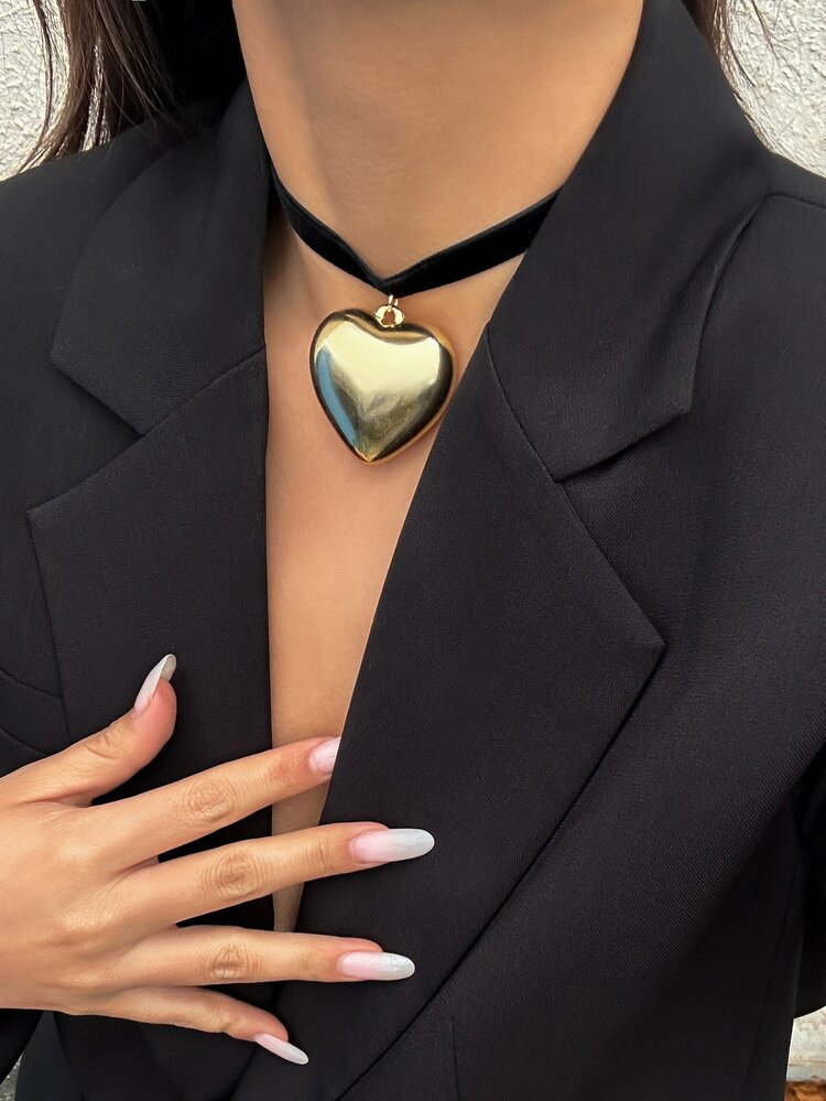 Heart Charm Choker | SHEIN