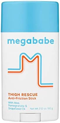 MegaBabe Thigh Rescue Anti Chafe Stick with Aloe, Pomegranate & Grapeseed Oil | Amazon (US)