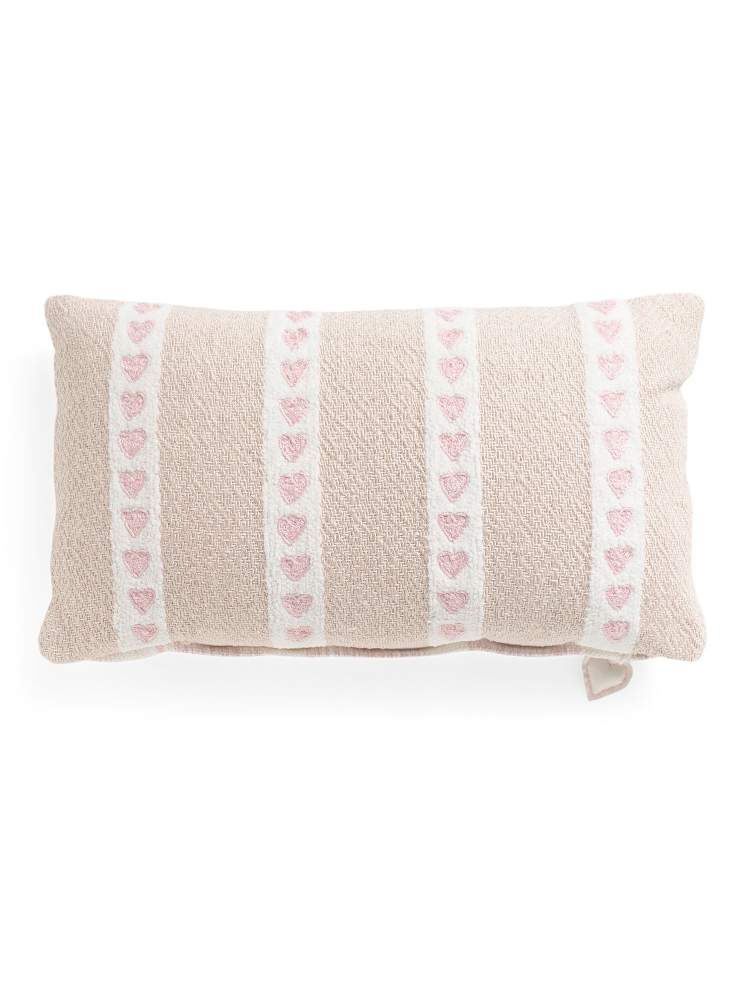 14x24 Striped Hearts Pillow | Throw Pillows | Marshalls | Marshalls