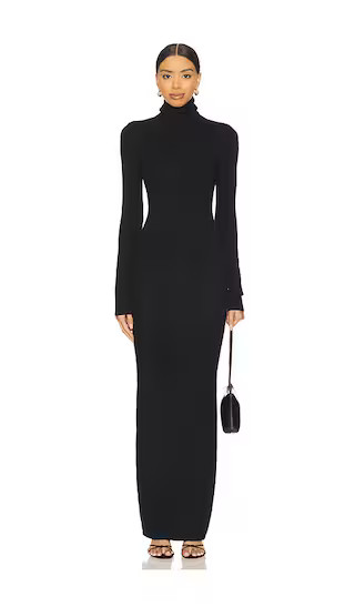 Emaline Maxi Dress in Black | Revolve Clothing (Global)