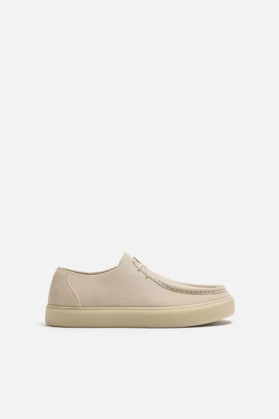 CASUAL LEATHER SHOE | Zara US