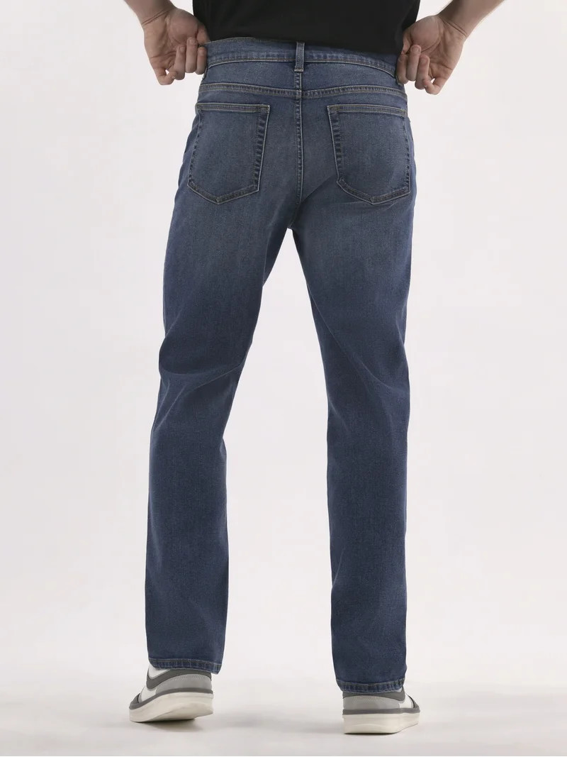 No Boundaries Men's & Big Men's Straight Fit Jeans with Stretch | Walmart (US)