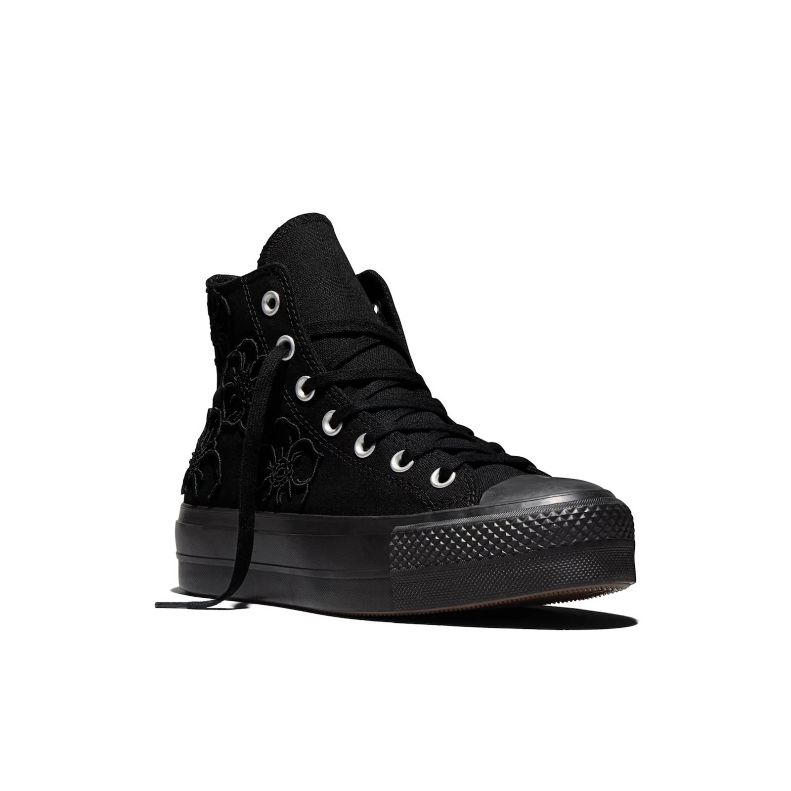 Converse Chuck Taylor All Star Graphic Floral Women's Lace-Up High-Top Sneakers, Size: 9.5, Black Floral | Kohl's