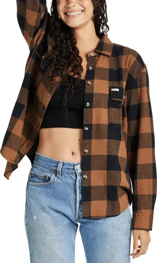 Bowery Plaid Cotton Flannel Shirt | Nordstrom