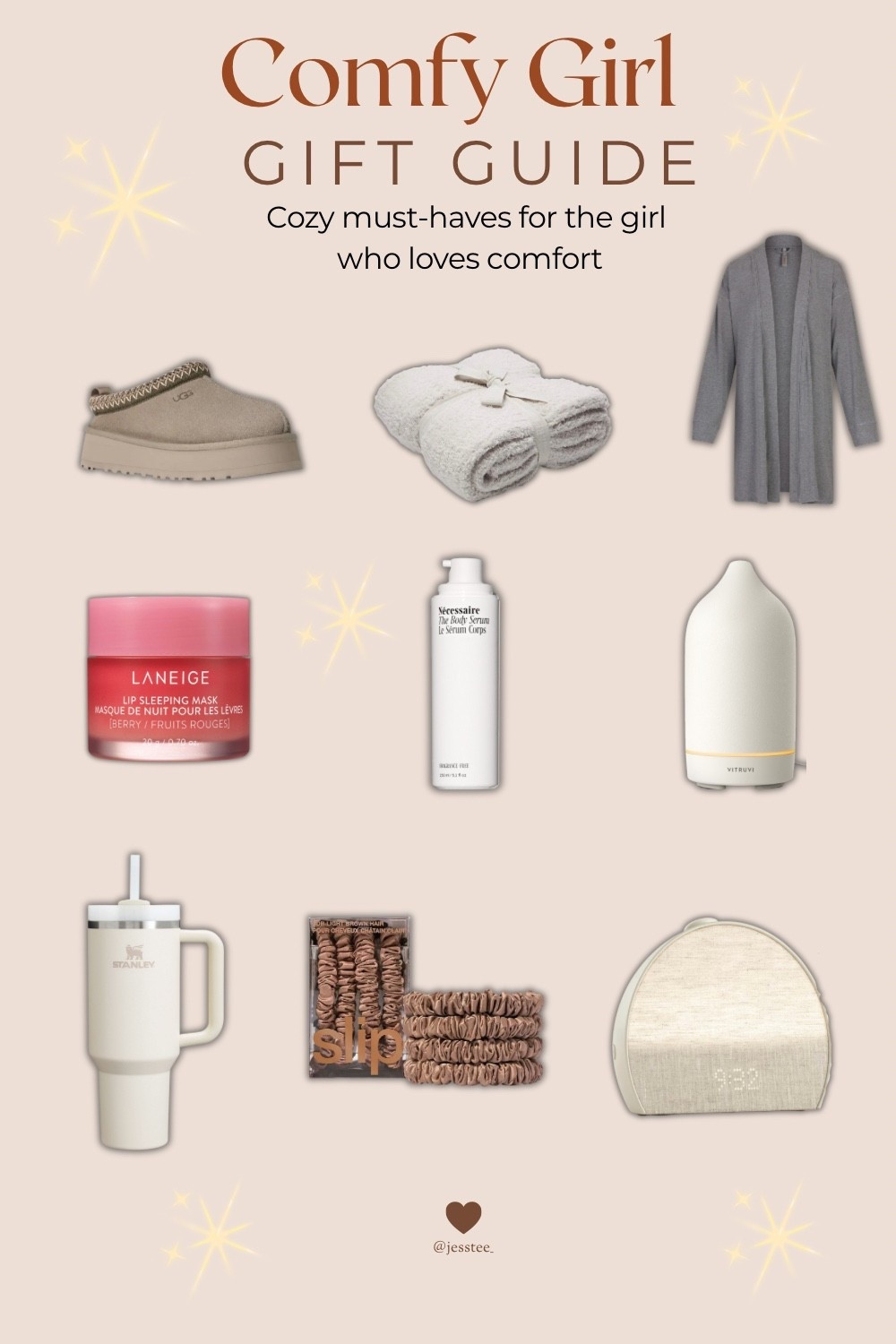 For the girl who lives in cozy mode 🤍✨
The softest gift guide ever ; whether you’re shopping for yourself or a comfort-lover in your life. These are my top comfy picks (and all are trending right now).
• cozy sets
• scents
• downtime essentials
• self-care staples

#LTKHoliday #LTKGiftGuide #LTKCyberWeek