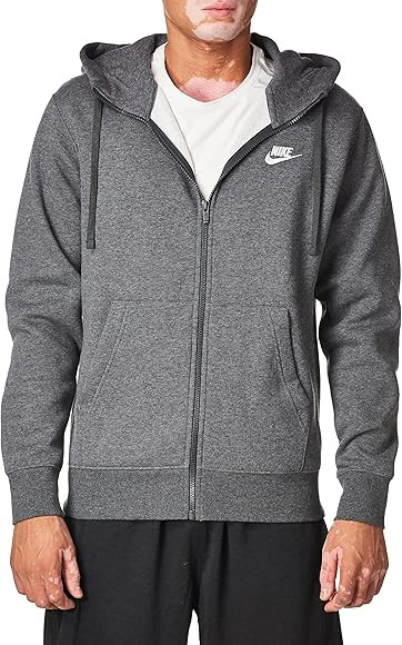 Nike Men's Sportswear Club Fleece Full Zip Hoodie | Amazon (US)