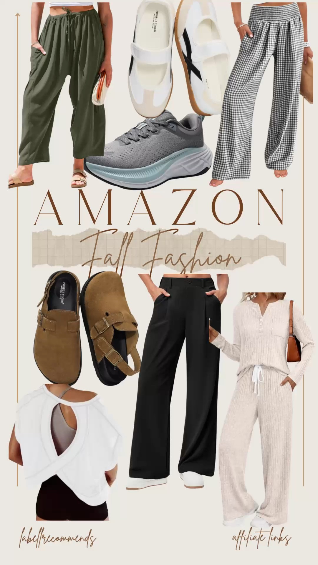Affordable fall fashion from Amazon.
Great additions to your fall wardrobe clogs, fashion sneakers, lounge pants and travel sets! 

#fallfashion #afforablefallfashion

Shoes for fall, fashion sneakers, travel sets, lounge pants, fall wardrobe staples

#LTKSeasonal #LTKOver40 #LTKMidsize