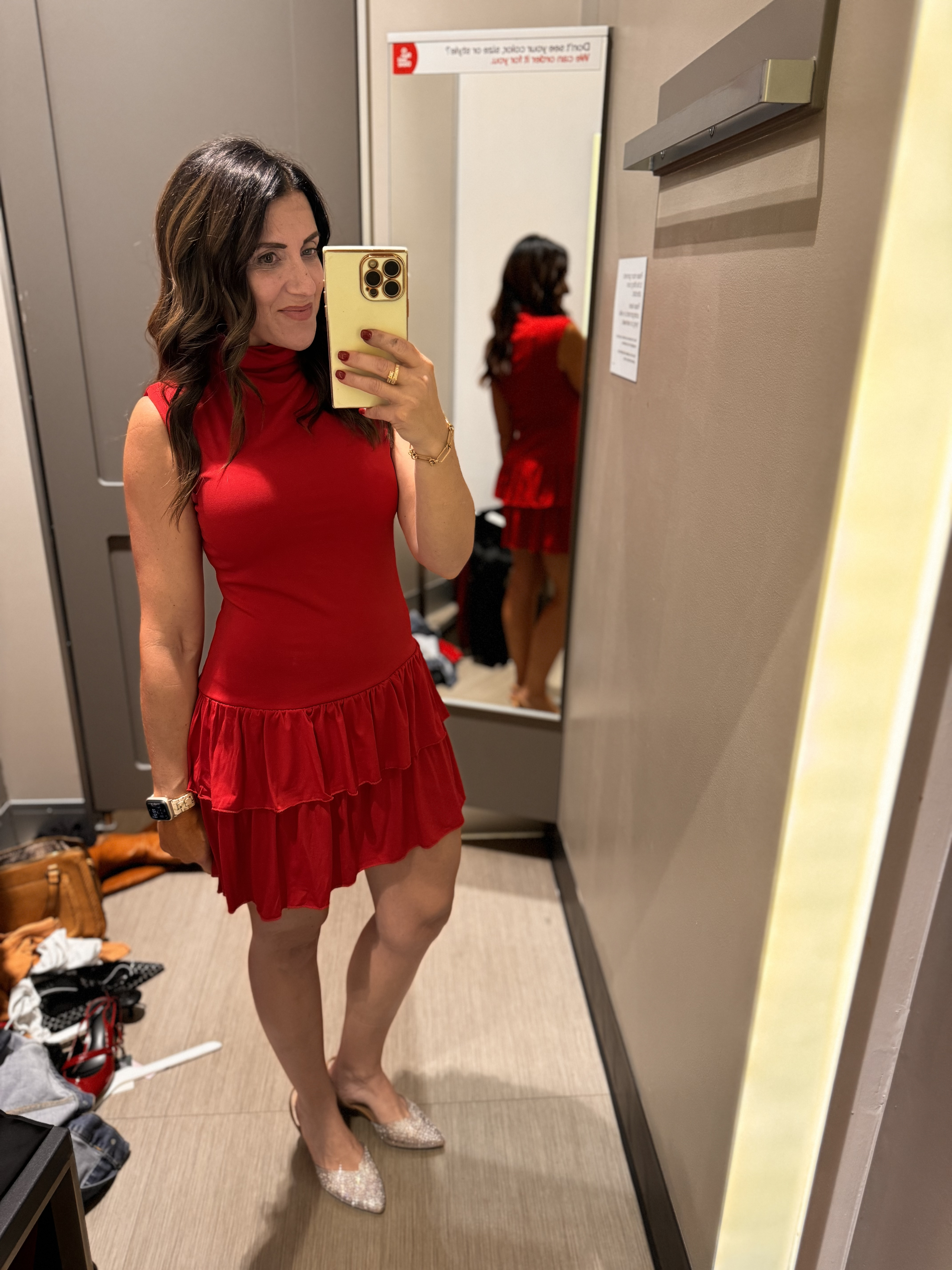 Target holiday outfits.  Christmas party. Red dress. 