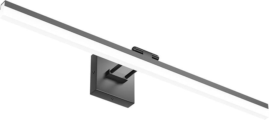 Ralbay 32" Matte Black Bathroom Vanity Light - 18W Adjustable Modern LED Lighting Fixture for Bat... | Amazon (US)