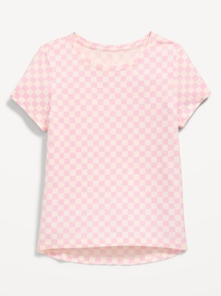 Short-Sleeve Softest Solid T-Shirt for Girls | Old Navy (US)