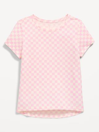 Softest Printed Short-Sleeve T-Shirt for Girls | Old Navy (US)