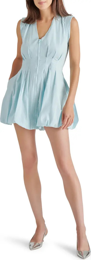 Gale Bubble Hem Sleeveless Minidress | Nordstrom