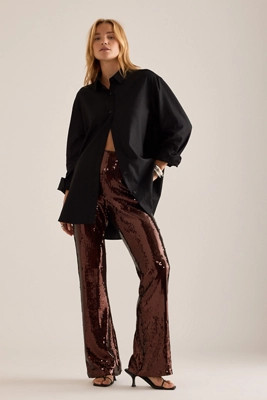 By Anthropologie Sequin Trousers | Anthropologie (UK)