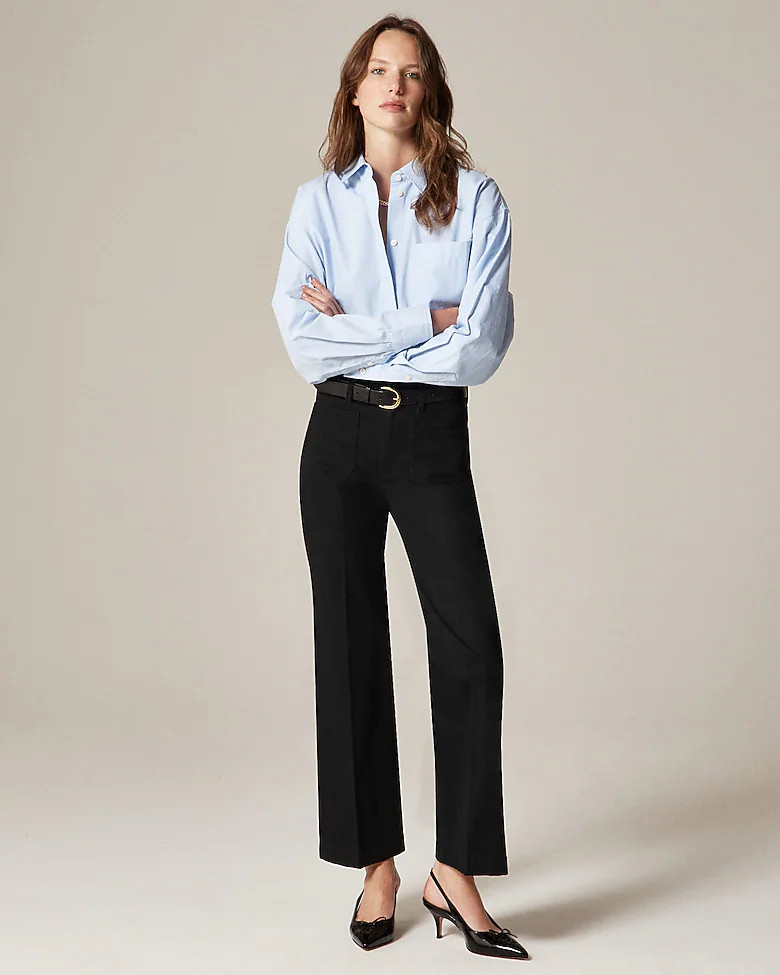 Charley kickout cropped pant in chino | J. Crew US