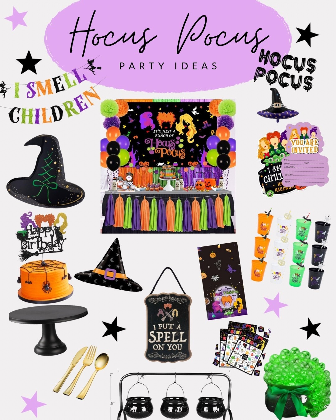 Hocus Pocus party ideas! All from Amazon! 

#LTKSeasonal #LTKParties #LTKHalloween